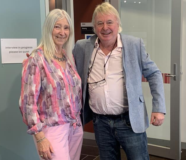 Professor Janet Polivy from the University of Toronto with InsideOut Director Steven Touyz