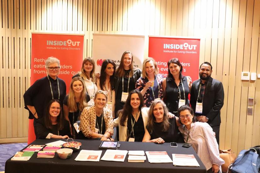 InsideOut staff at the Society for Mental Health Research Conference
