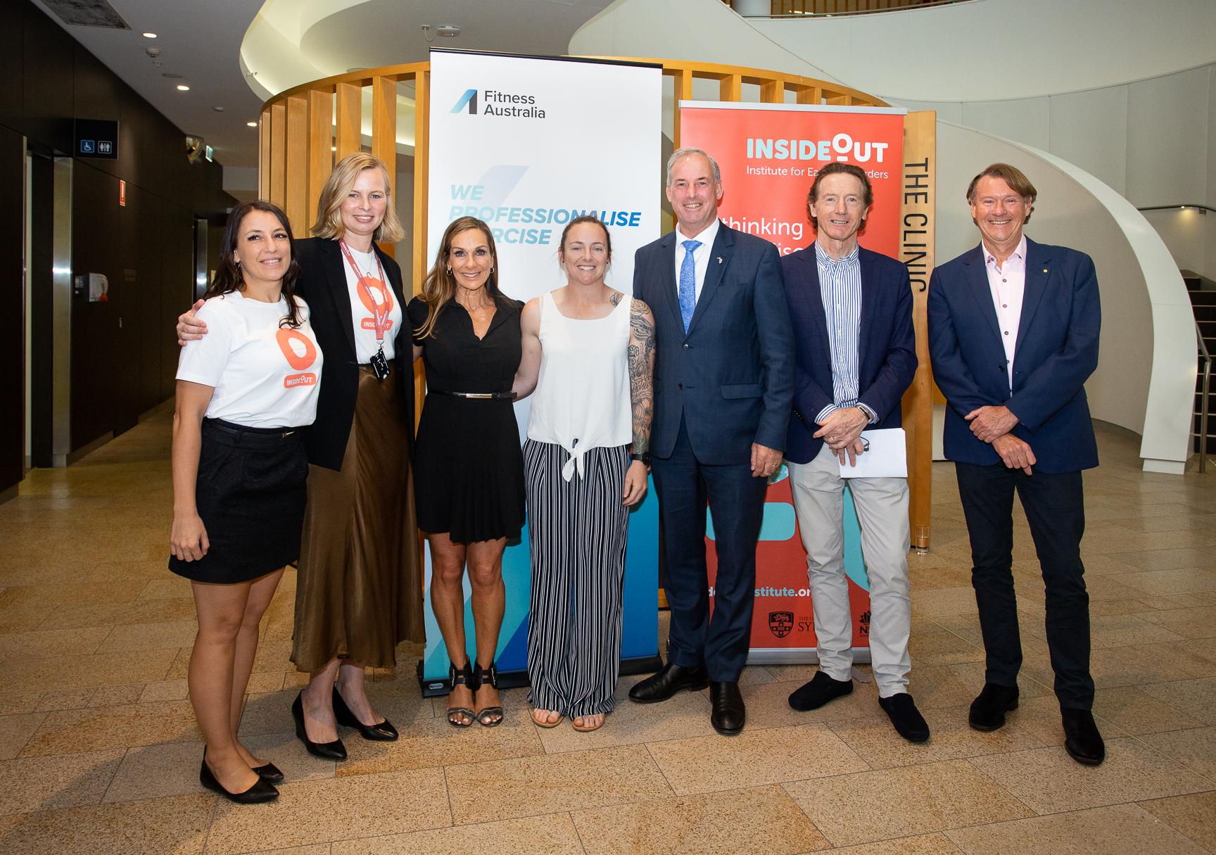 InsideOut Institute Staff at the launch of National Eating Disorder Recommendations for the Fitness Industry