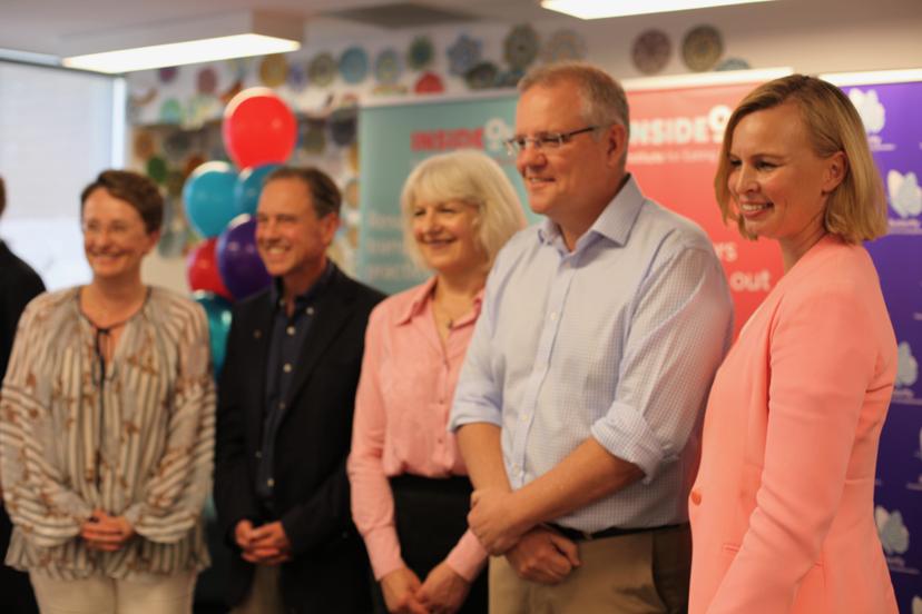 InsideOut Director Sarah McGuire with Prime Minister Scott Morrison