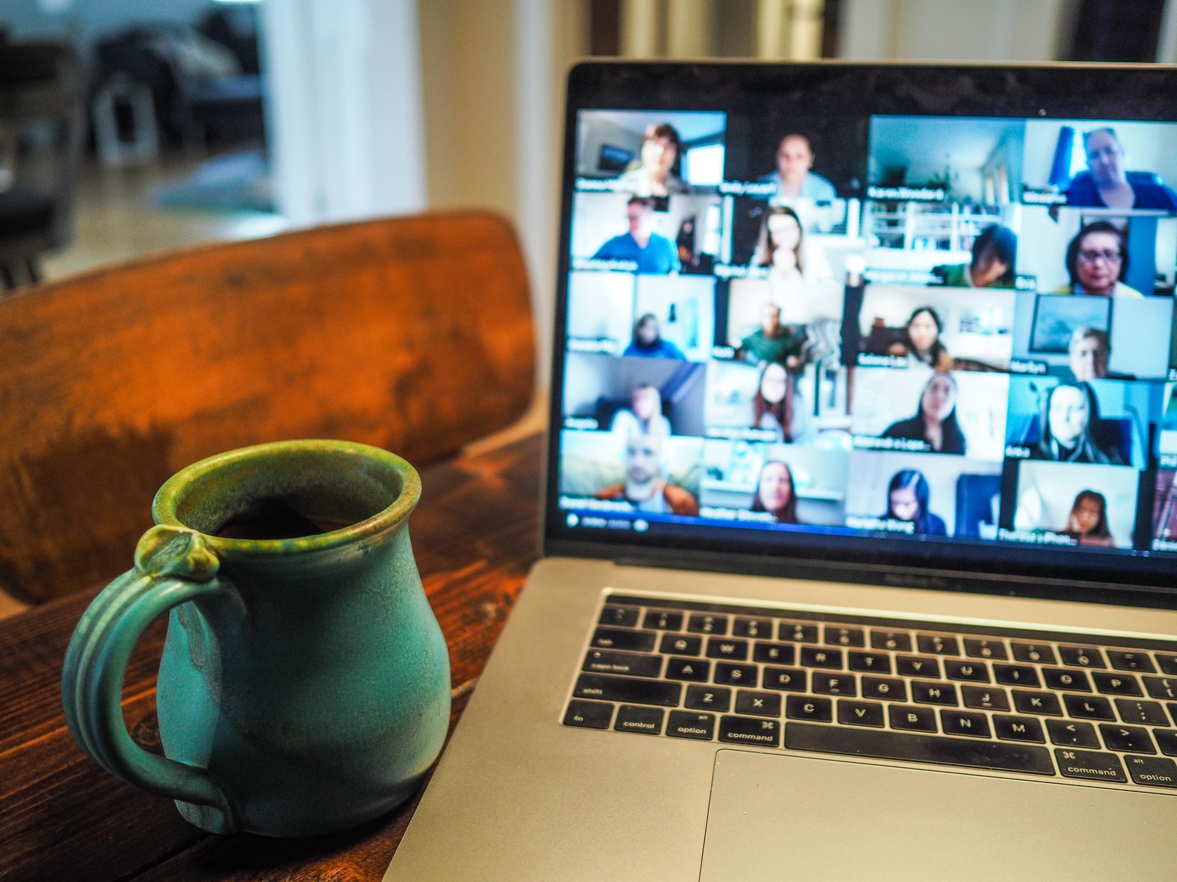 People on a zoom call