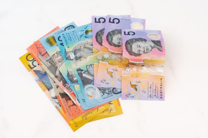 A photo of Australian money